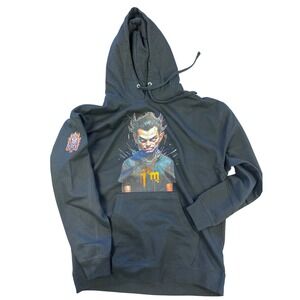 I'M Insane genius MadMan Graphic Print‎ Hoodie Sweatshirt, XL, I'M Design NWT